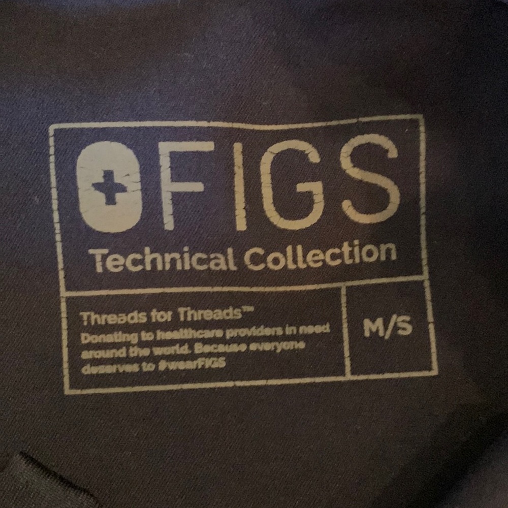 Mens fig scrub bottoms. Technical collection size medium/short